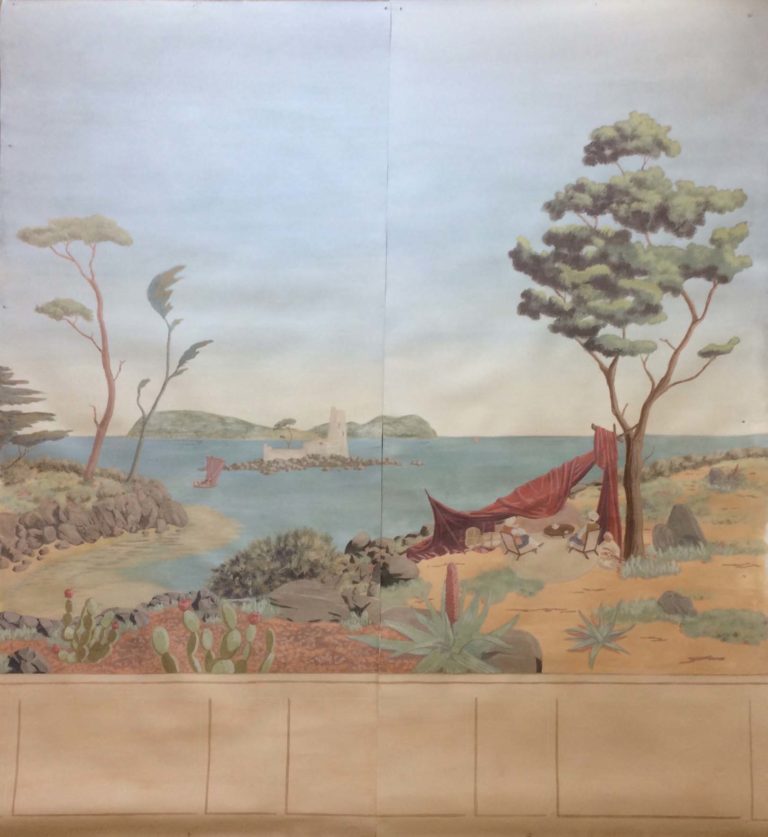 Peinture à la caséine (230x200cm)